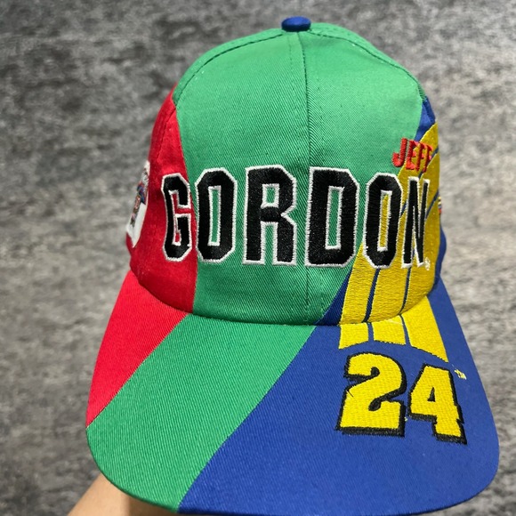 NEW Vintage Jeff Gordon Snapback Hat Competitors View NASCAR DuPont Racing Cap - Picture 2 of 6